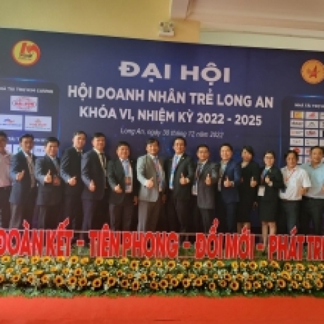 Tham dự Đại Hội Doanh Nhân Trẻ Long An khóa VI