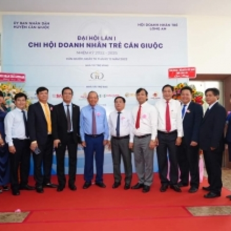 Tham dự Đại Hội Doanh Nhân Trẻ lần 1 huyện Cần Giuộc Long an