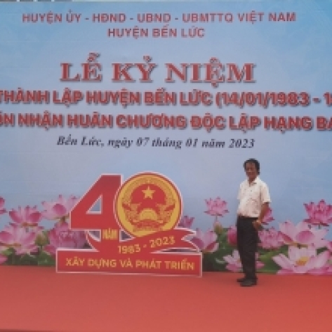 Tham dự và trưng bày sản phẩm nhân dịp kỹ niệm 40 năm thành lập Huyện Bến lức
