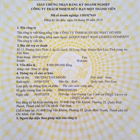 Giấy Phép Công Ty